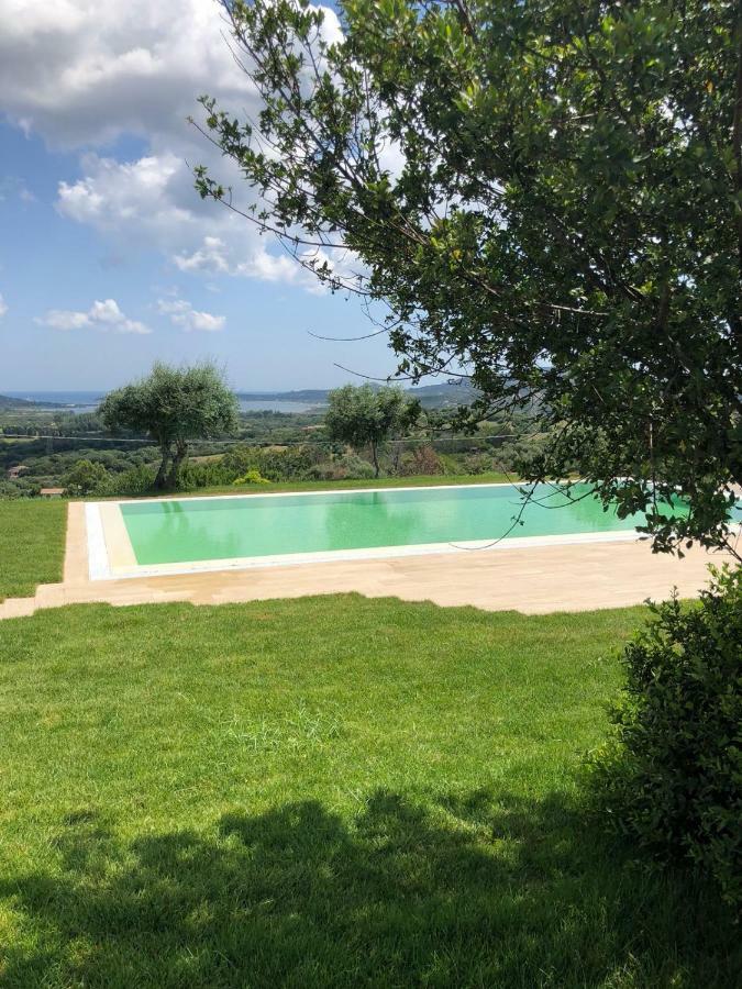 Villa Alba Esclusiva Villa Con Piscina A Sfioro E Vista Mozzafiato Sul Mare Cugnana Ngoại thất bức ảnh